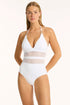 Sea Level Drift Longline Halter One Piece