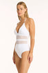 Sea Level Drift Longline Halter One Piece