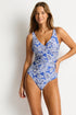 Sea Level Palmera Cross Front One Piece