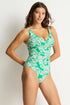 Sea Level Palmera Cross Front One Piece