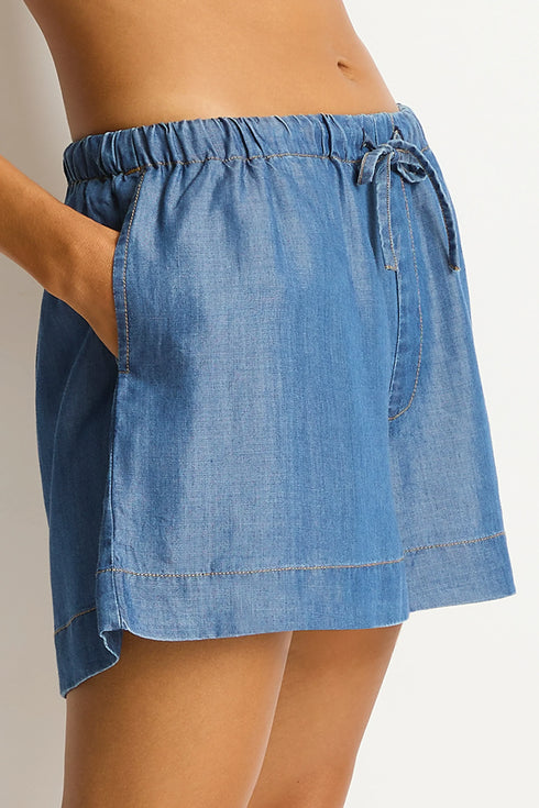 Sea Level Denim Surf Boxer Short