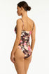 Sea Level Rosewood Tie Side Bandeau One Piece