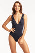 Sea Level Essentials Frill One Piece