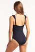 Sea Level Essentials Frill One Piece