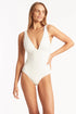 Sea Level Oceano Longline Scoop Back One Piece