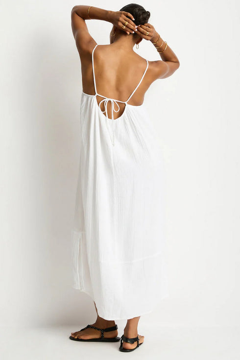 Sea Level Sunset Tie Back Sundress