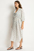 Sea Level Dottie Boho Long Shirt Dress