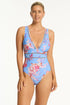 Sea Level Indochine Spliced One Piece
