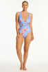 Sea Level Indochine Spliced One Piece