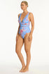 Sea Level Indochine Spliced One Piece
