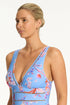 Sea Level Indochine Spliced One Piece