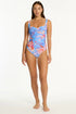Sea Level Indochine Twist Front One Piece