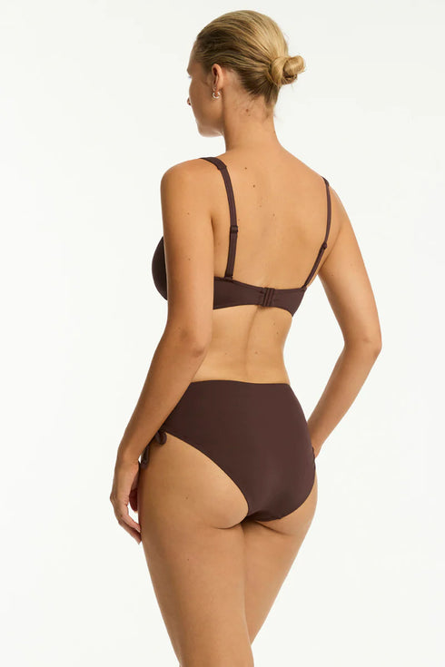 Sea Level Essentials Cross Front Bra Top