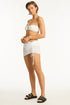 Sea Level Surf Mesh Drawstring Mini Skirt