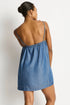 Sea Level Denim Surf Shift Short Dress