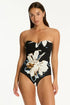 Sea Level La Luna Twist Bandeau One Piece