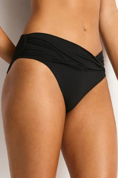 Sea Level Essentials Edit Twist Mid Bikini Pant