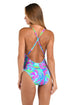 Sunshine 79 Swirltopia V-Plunge One Piece