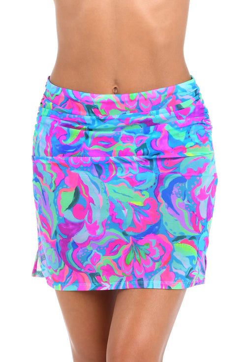 Sunshine 79 Swirltopia Pull-On Short Skirt