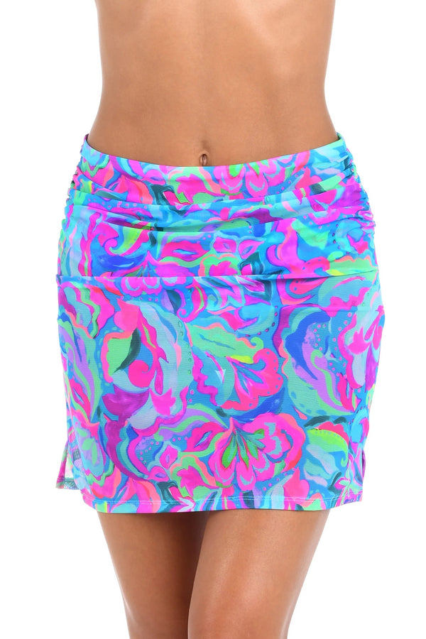 Sunshine 79 Swirltopia Pull-On Short Skirt