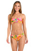 Sunshine 79 Utopia Garden Twist Bandeau Bikini Top