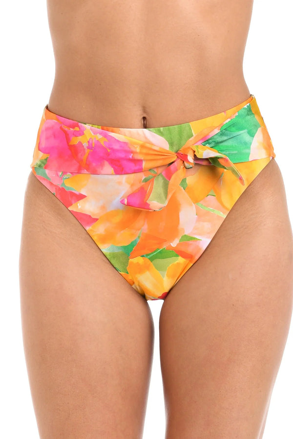 Sunshine 79 Utopia Garden High-Leg High-Waist Bikini Bottom