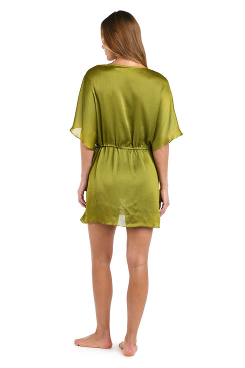 Sunshine 79 Radiance Crinkle Covers V-Neck Tunic