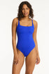 Sea Level Scalloped Square Neck One Piece