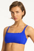 Sea Level Scalloped Square Neck Bralette
