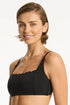 Sea Level Scalloped Square Neck Bralette