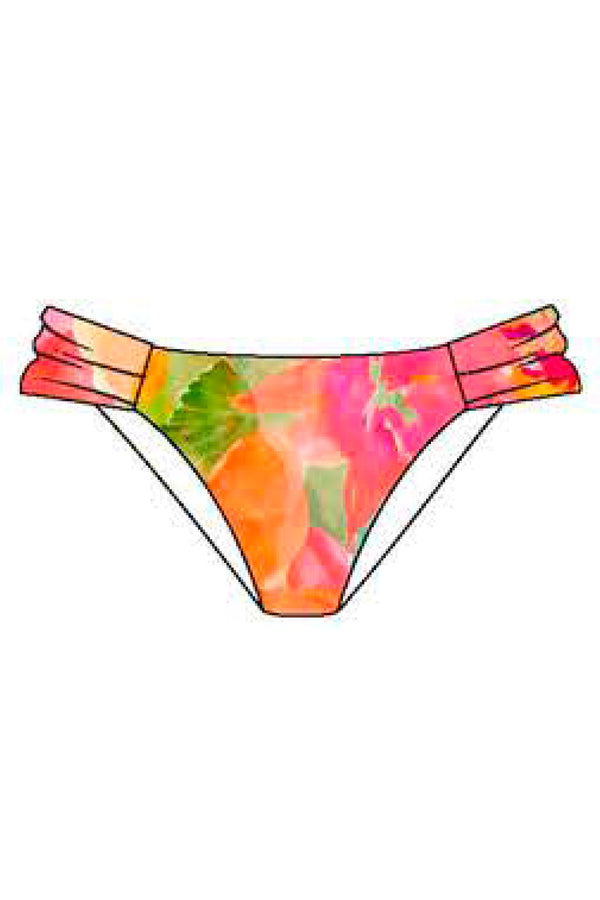 Sunshine 79 Utopia Garden Shirred Side Bikini Bottom