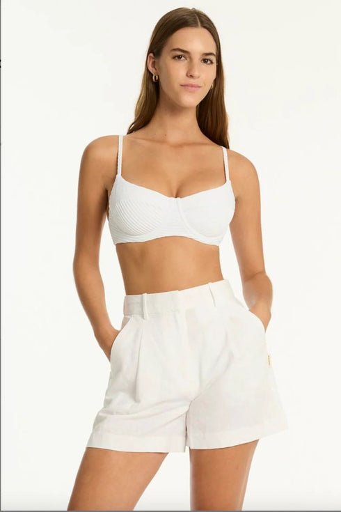 Sea Level Shore Linen Boat Short