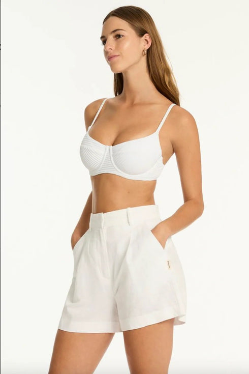 Sea Level Shore Linen Boat Short