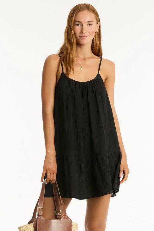 Sea Level Sunset Short Sundress