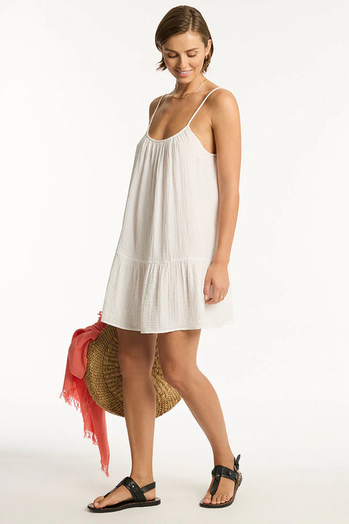 Sea Level Sunset Short Sundress