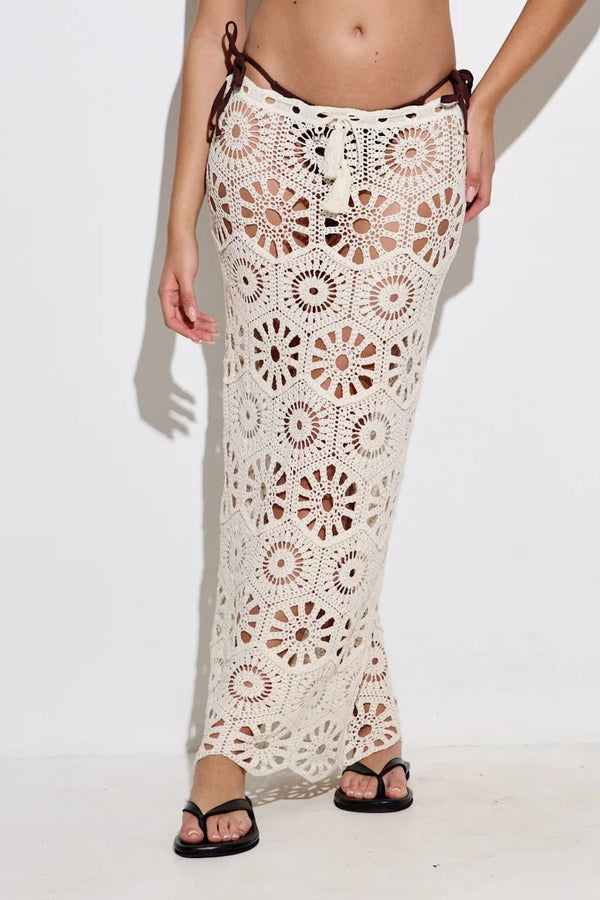 Gottex Beach Life Charlie Lace Maxi Skirt