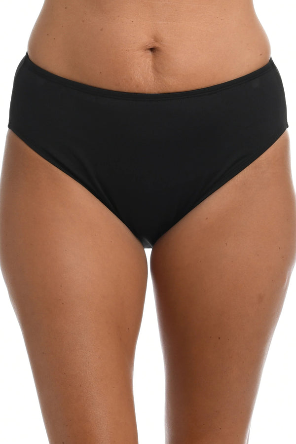 24Th&Ocean Solid Mid Waist Pant