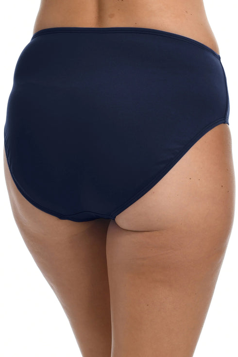 24Th&Ocean Solid Mid Waist Pant