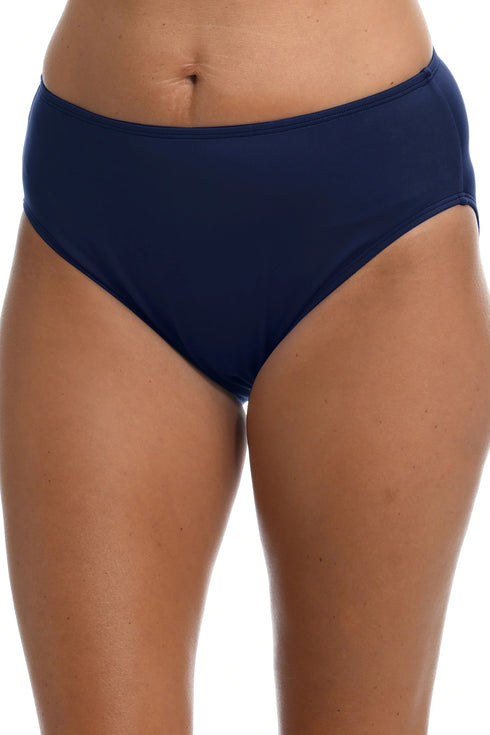 24Th&Ocean Solid Mid Waist Pant