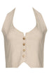 PQ Swim Tan Payton Linen Vest
