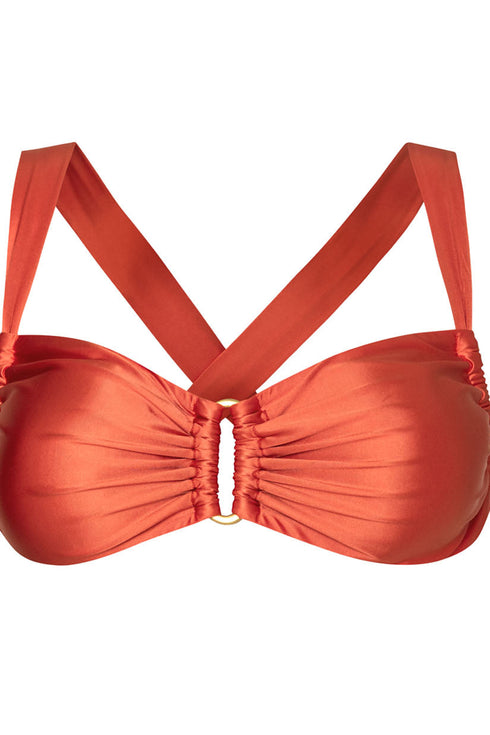 PQ Swim Tangerine Stevie Top