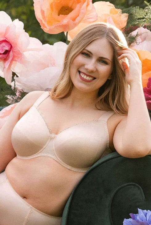 Ulla Ulla Viola Bra With Underwire And Sheer Panel