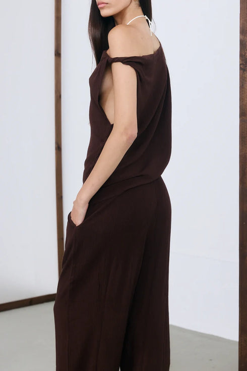 Gottex Beach Life Resort One Shoulder Twist Top