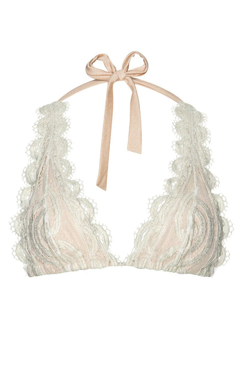 PQ Swim Vanilla Lace Halter Top