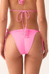 PQ Swim Vivid Pink Tie Side Bottom