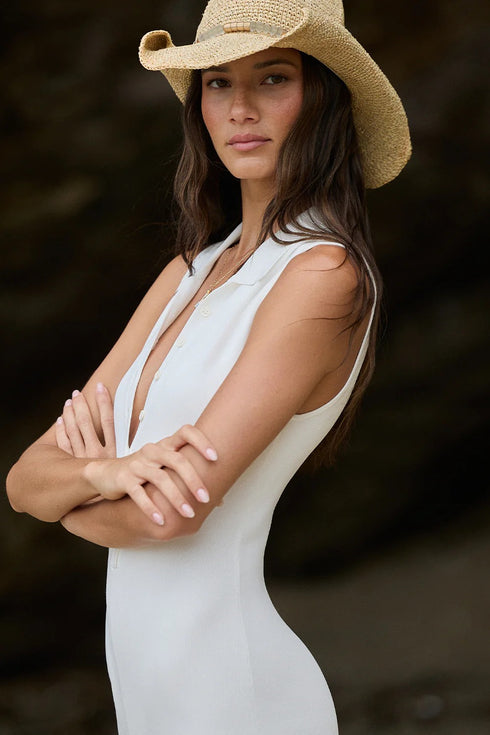 PQ Swim Water Lily Brooks Romper