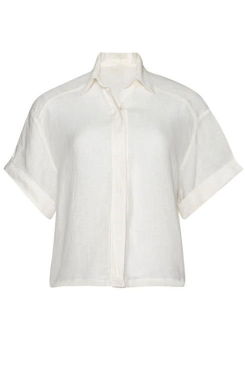 PQ Swim Water Lily Linen Top