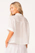 PQ Swim Water Lily Linen Top