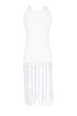 PQ Swim White Sand Beaded Brynn Cover Up