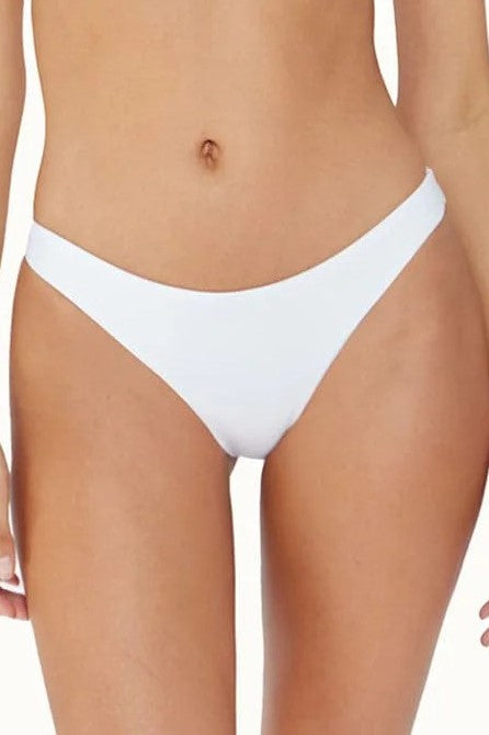 PQ Swim White Sand Basic Ruched Bottoms